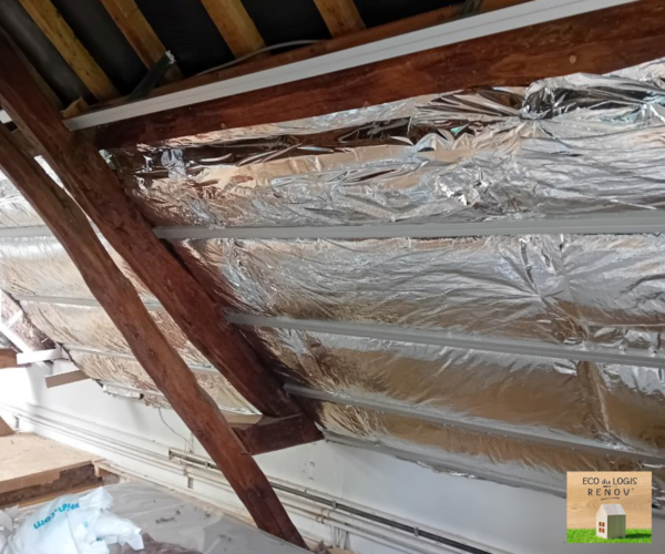 Isolation combles aménageables sur Nonancourt en Laine de Verre RTplus