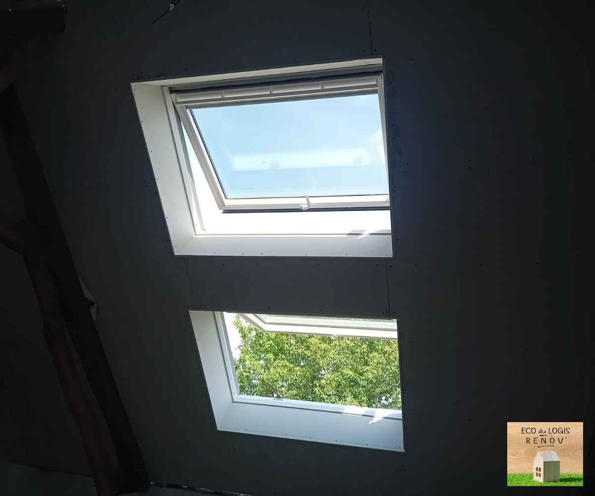 Isolation combles aménageables sur Nonancourt en Laine de Verre RTplus