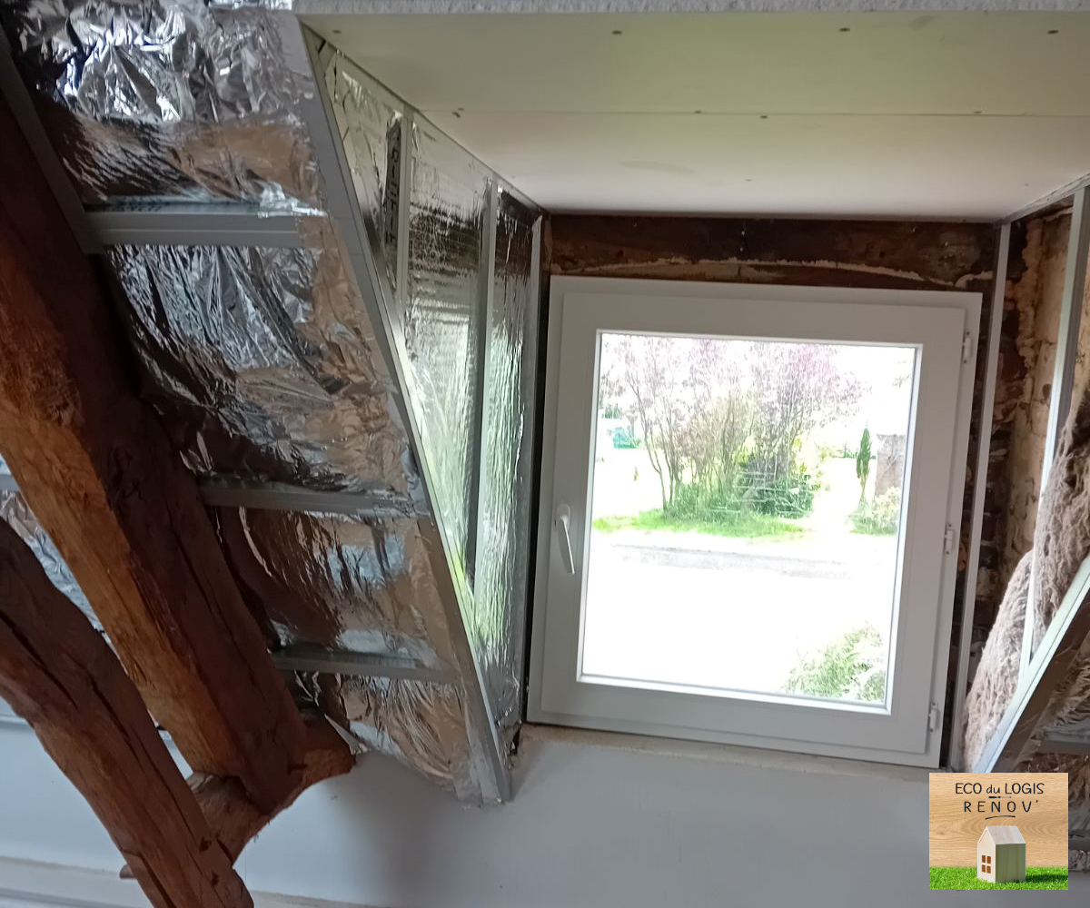 Isolation combles aménageables sur Nonancourt en Laine de Verre RTplus