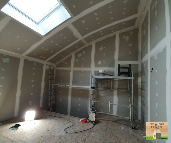 Isolation rénovation de combles aménageables
