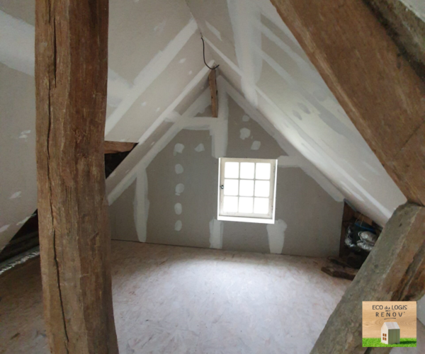 Isolation rénovation de combles aménageables