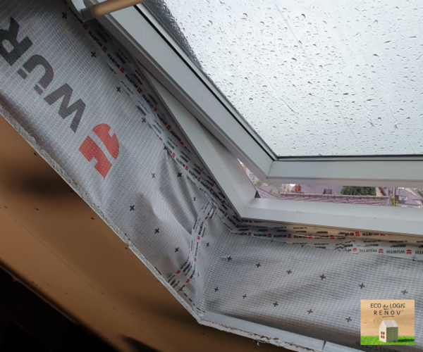 Pose pare vapeur pour habillage de velux_jeromelouveau-ecodulogis-renov