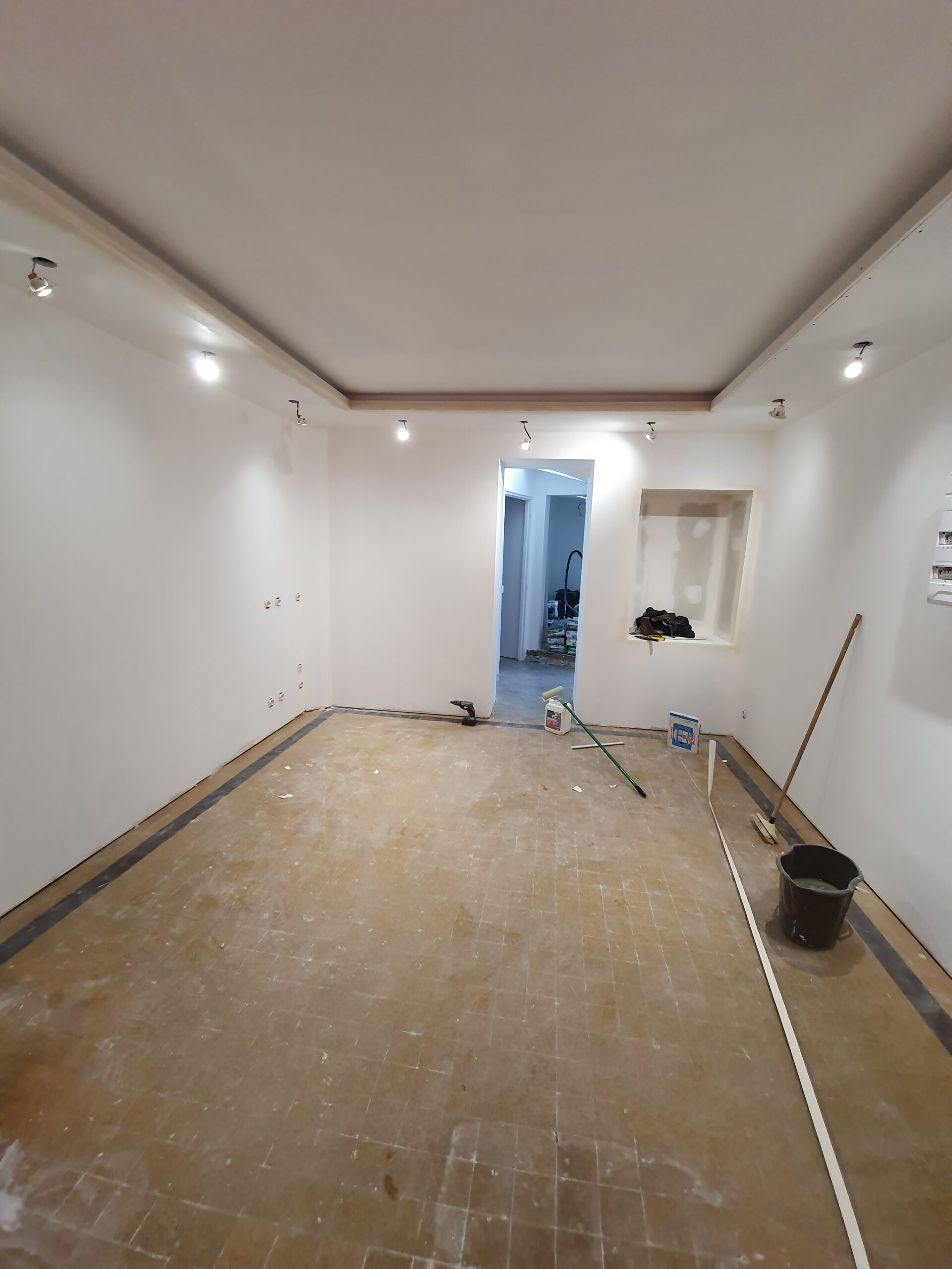 Mise en peinture du local commercial